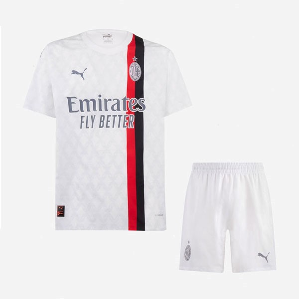 Camiseta AC Milan Segunda equipo Niño 2023-24